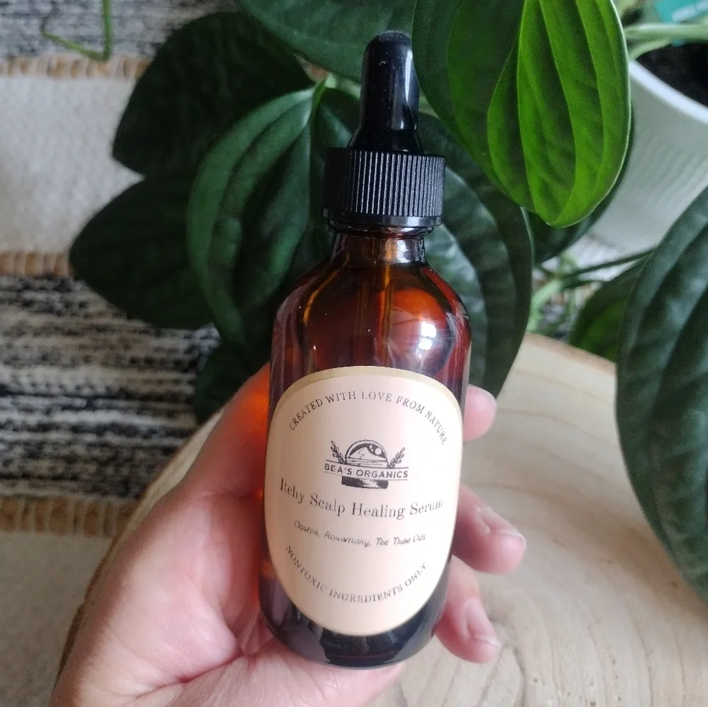 Itchy Scalp Healing Serum, dandruff, dry skin, hair loss